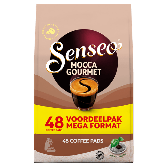 Foto van Senseo Mocca gourmet koffiepads voordeelpak voordeelpak op witte achtergrond