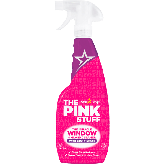 Foto van THE PINK STUFF Glass cleaner op witte achtergrond