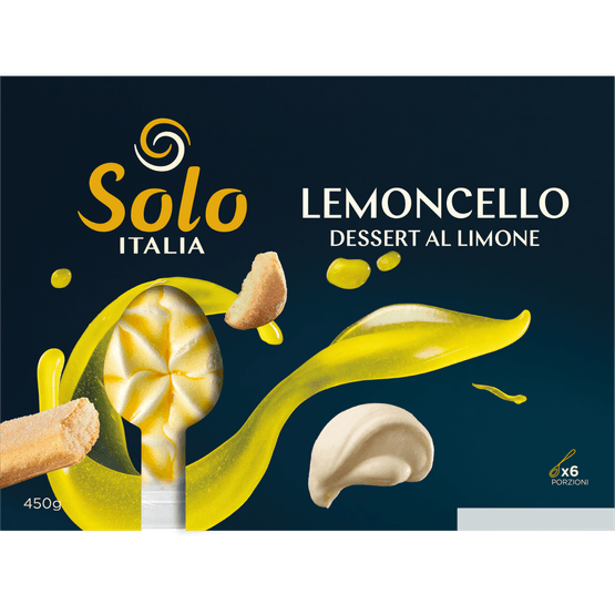 Foto van Solo Italia Limoncello op witte achtergrond
