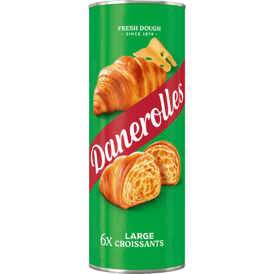 Foto van Danerolles Supercroissants 6 stuks op witte achtergrond