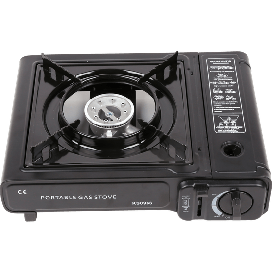 Foto van Gaskookstel op witte achtergrond