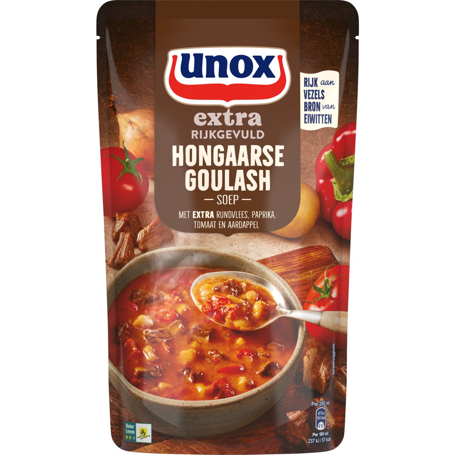 Unox Goulash soep extra rijkgevuld