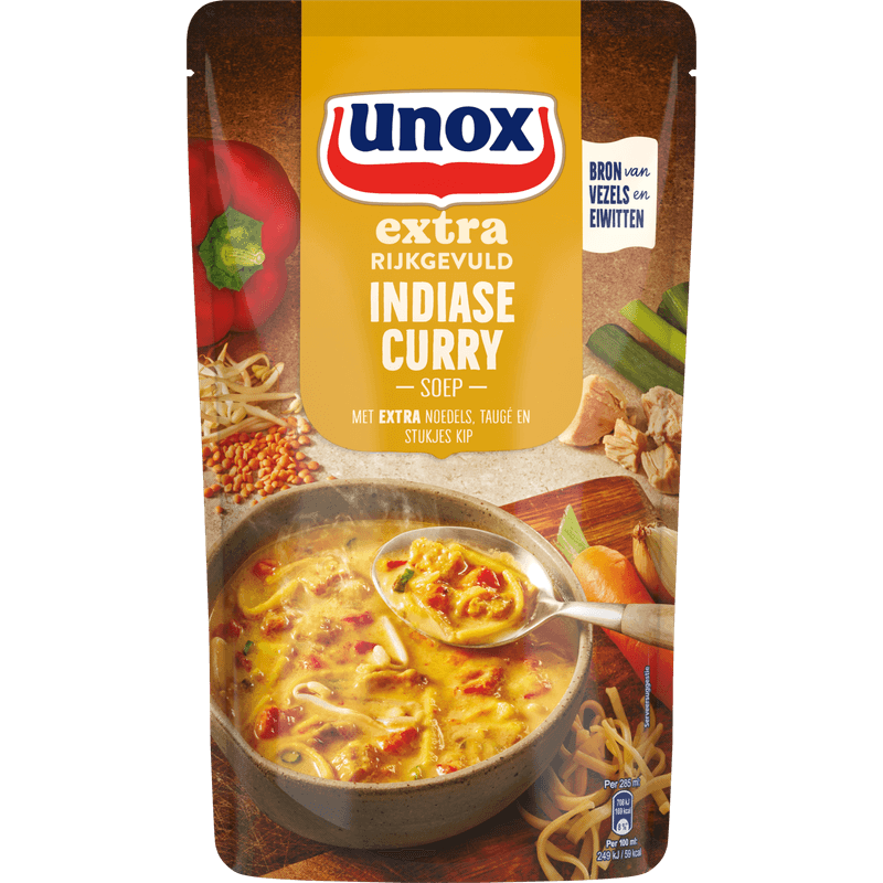 Unox Curry soep extra rijkgevuld
