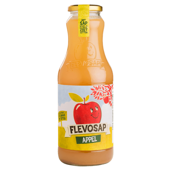 Foto van Flevosap Appel op witte achtergrond