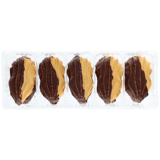 Foto van 1 de Beste Spritsen chocolade op witte achtergrond