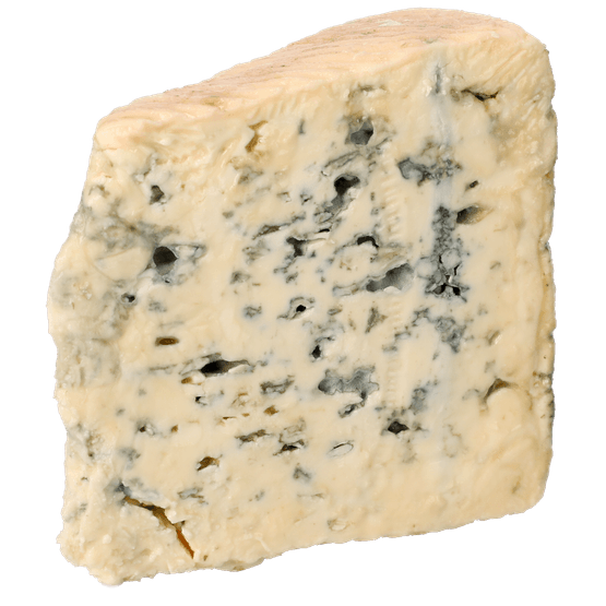 Foto van BITS & BITES Bleu d auvergne op witte achtergrond