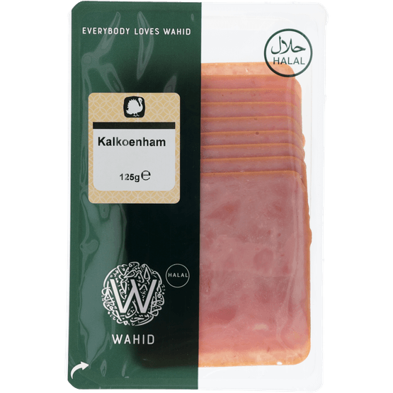 Foto van Wahid Kalkoenham op witte achtergrond