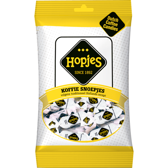 Foto van Holland Hopjes op witte achtergrond