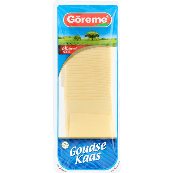 Foto van G�REME Goudse kaas jong op witte achtergrond