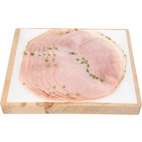 Foto van 1 de Beste Aspergeham op witte achtergrond