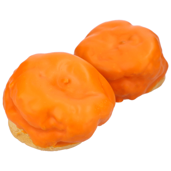 Foto van Pure Ambacht Oranje room bol op witte achtergrond