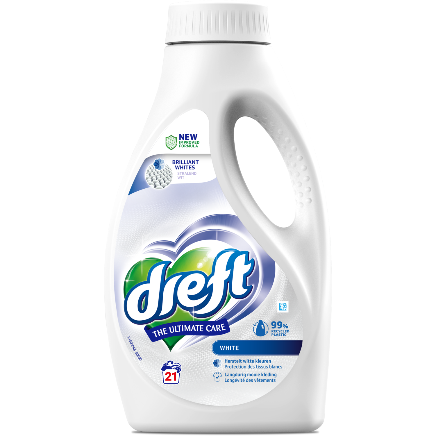 Dreft Vloeibaar wasmiddel care white 21 wasbeurten