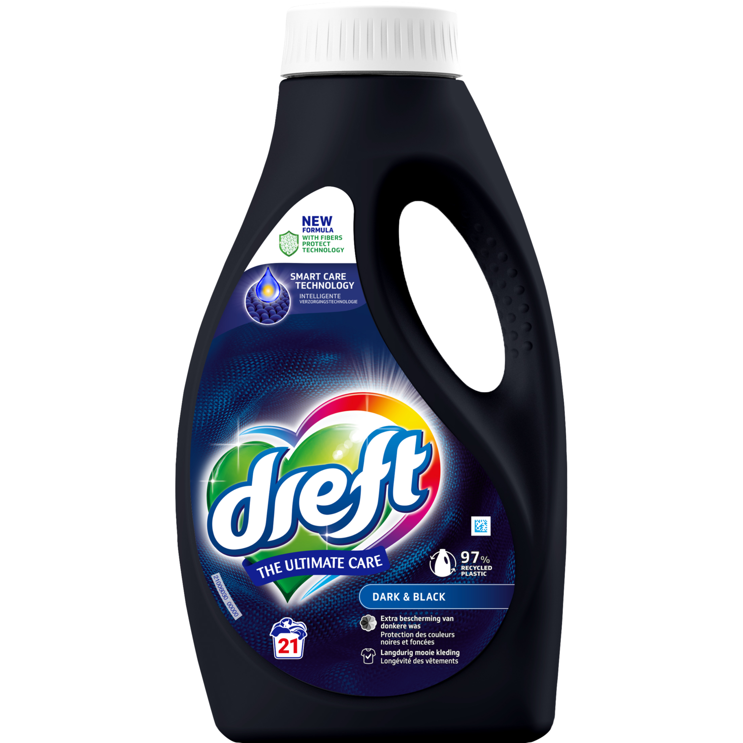 Dreft Wasmiddel care vloeibaar dark
