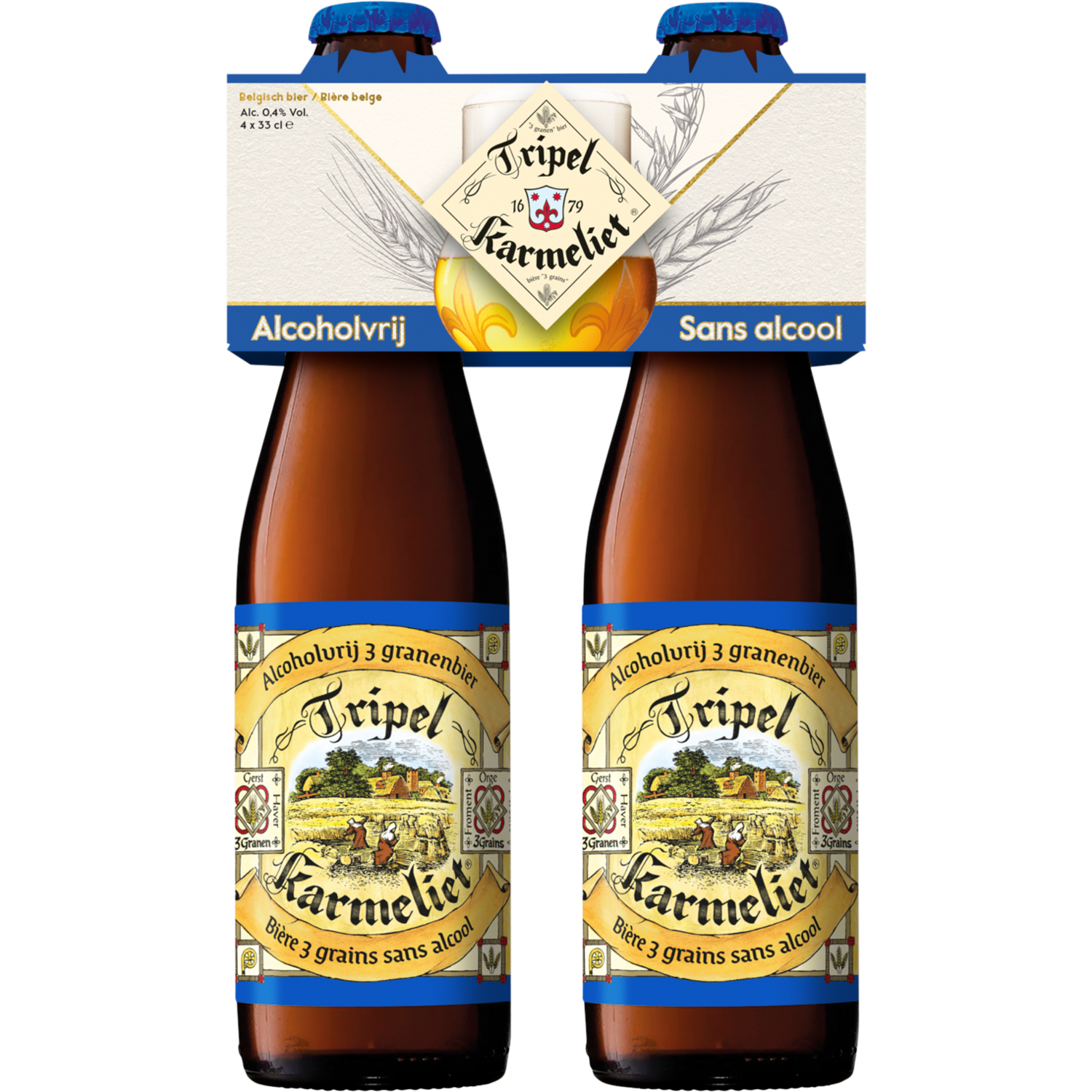 Karmeliet Tripel 0.4% 4x 33cl