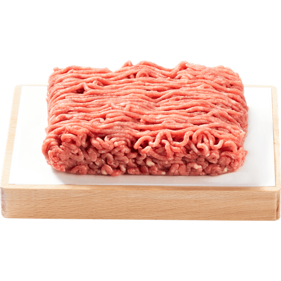 Foto van VLEESCHMEESTER Gemengd gehakt op witte achtergrond