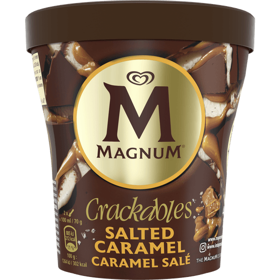 Foto van Ola Magnum pint double seasalt caramel op witte achtergrond