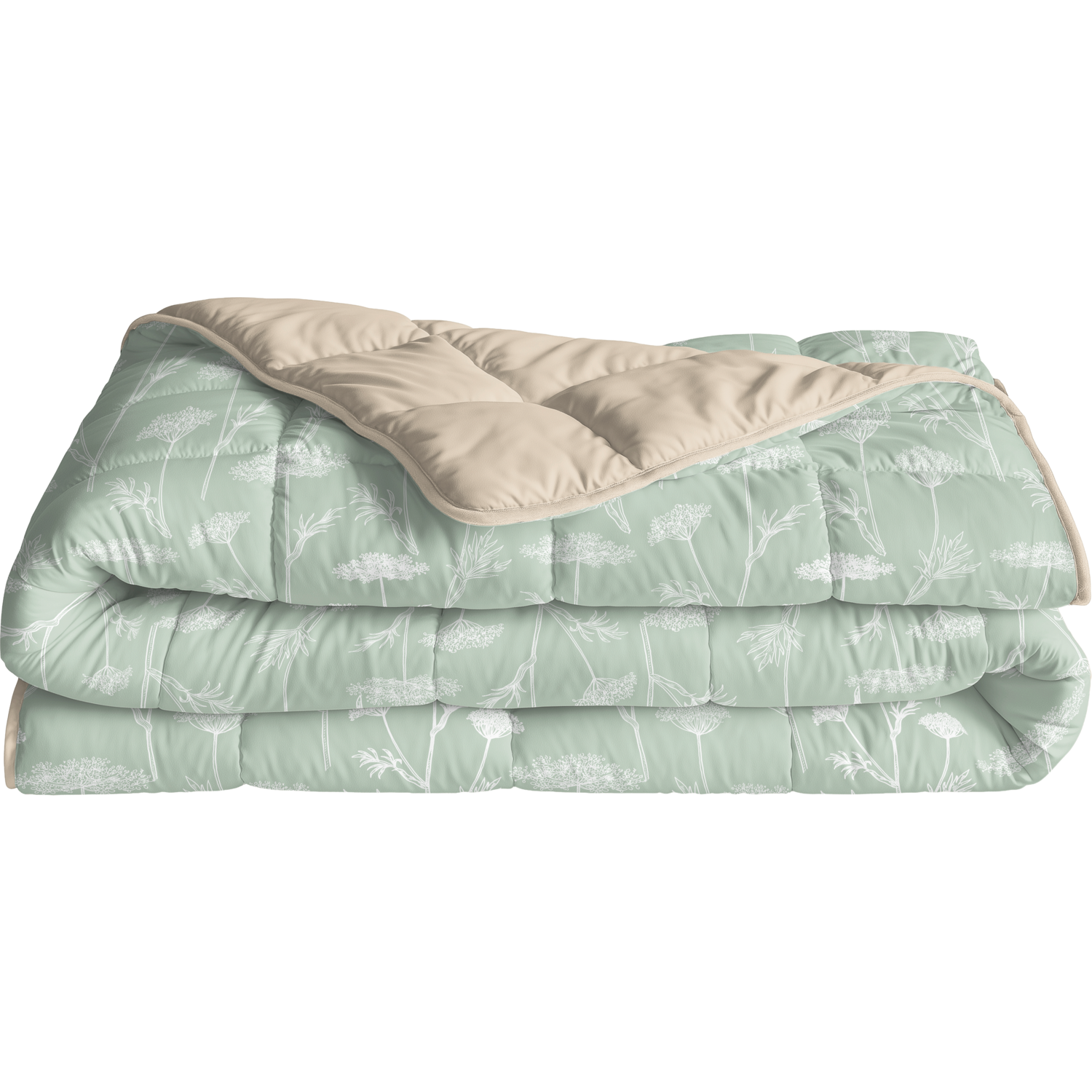 Bedrukt zomerdeken 240x200cm met kussenslopen ass.