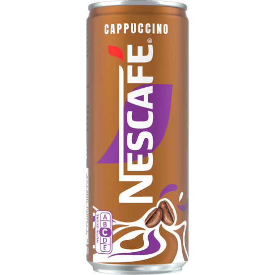 Foto van Nescafé IJskoffie Cappuccino op witte achtergrond