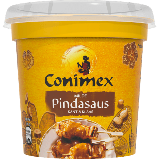 Foto van Conimex Satésaus mild op witte achtergrond