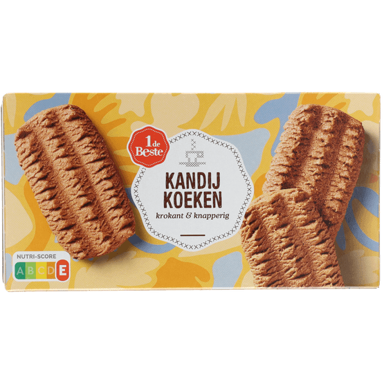 Foto van 1 de Beste Kandijkoeken op witte achtergrond