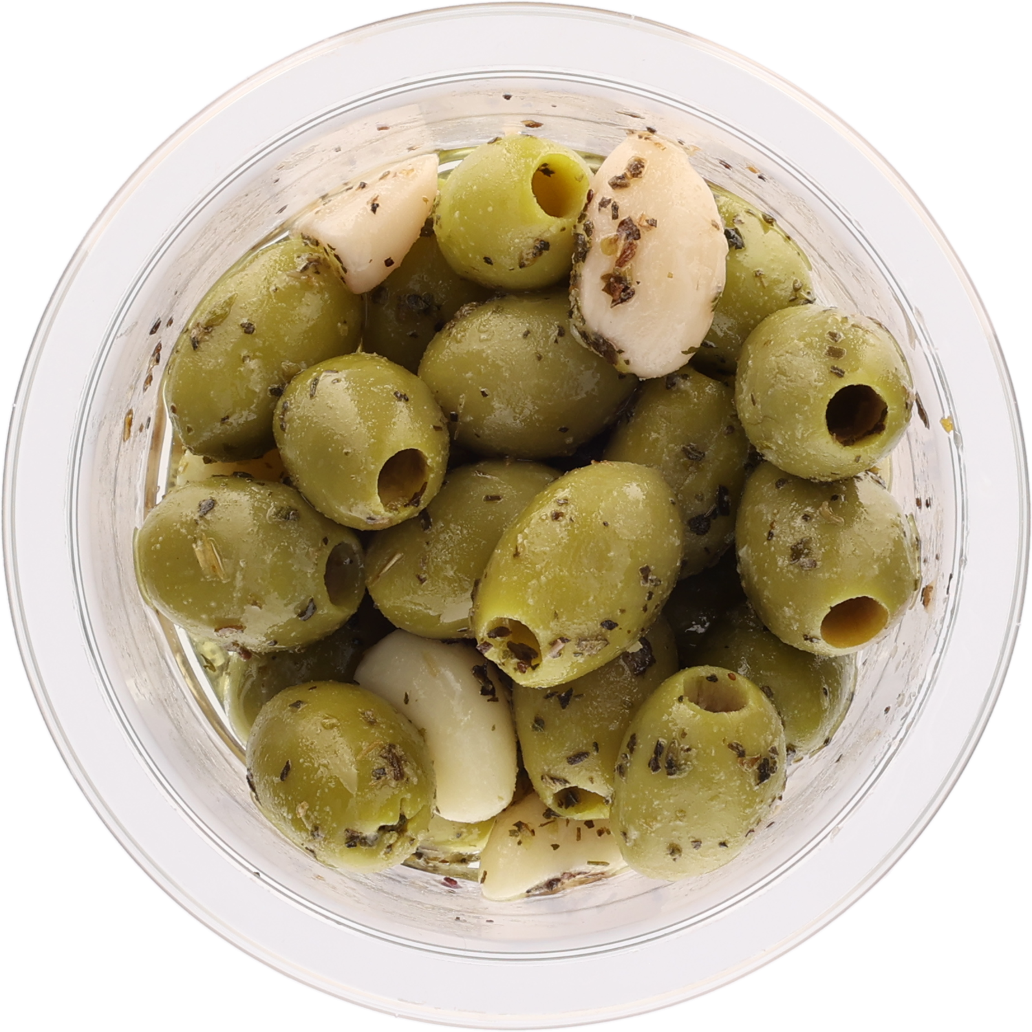 Bits & Bites Olijven knoflook groen