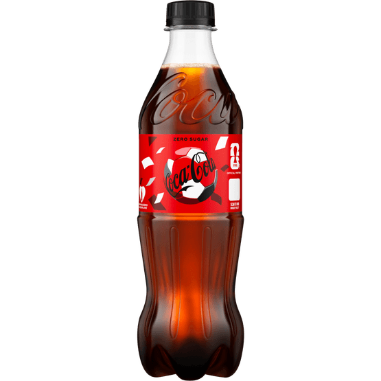 Foto van Coca-Cola Zero op witte achtergrond