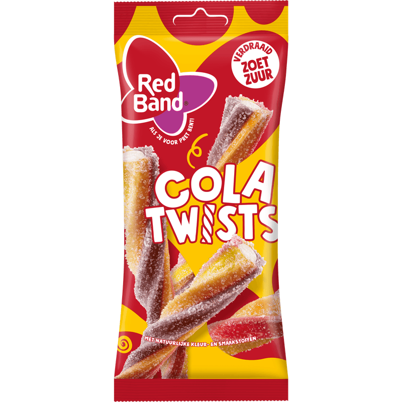 Red Band Snoepsticks cola twists