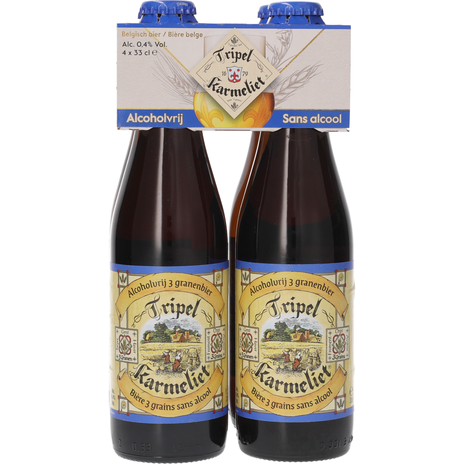 Karmeliet Tripel 0.4% 4x 33cl
