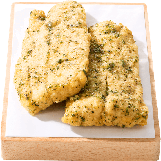 Foto van Pangasiusfilet tuinkruiden 2 st. op witte achtergrond