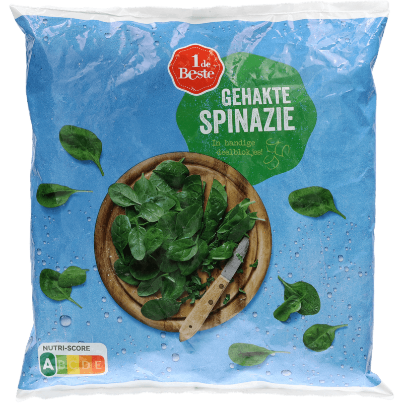 1 De Beste Spinazie gehakt deelblokjes