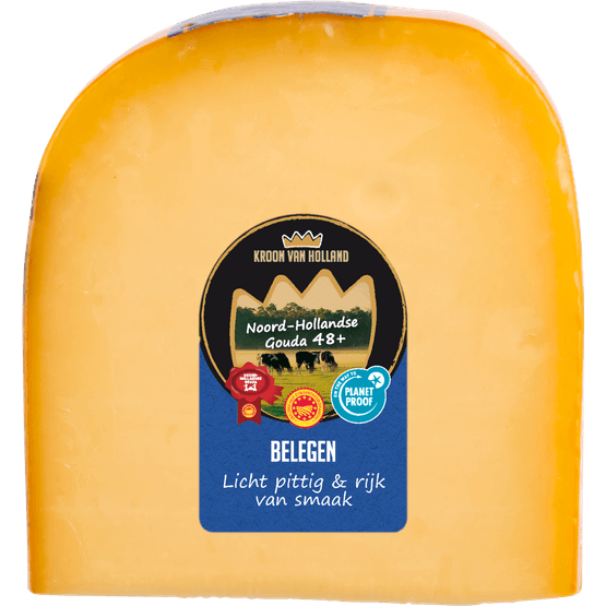 Foto van Kroon van Holland Belegen kaas 48+ stuk op witte achtergrond
