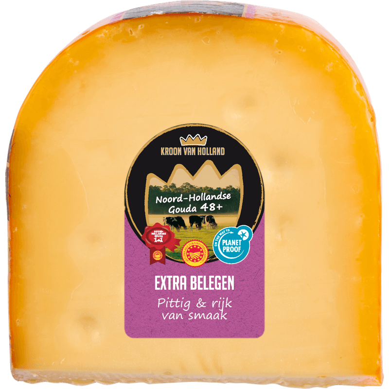 Kroon van Holland Extra belegen kaas 48+ stuk