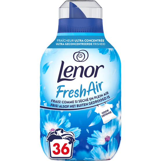 Foto van Lenor Wasverzachter fresh air ochtendfris 36 wasbeurten op witte achtergrond