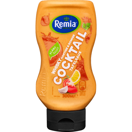 Foto van Remia Tafelsaus cocktail op witte achtergrond