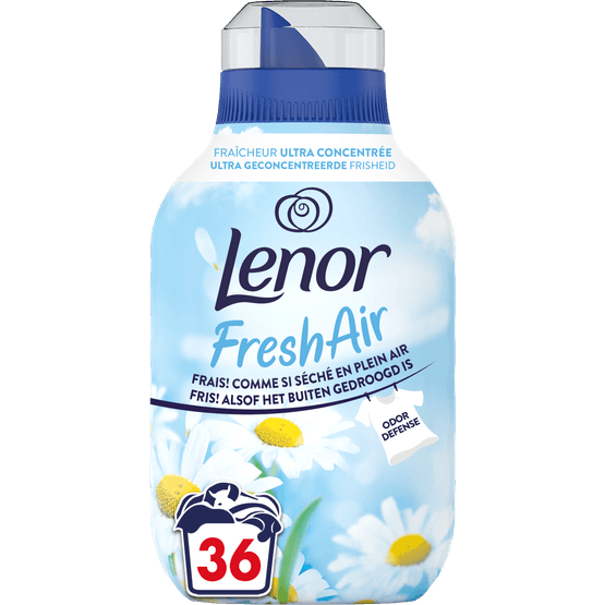 Foto van Lenor Wasverzachter fresh air sensitive 36 wasbeurten op witte achtergrond