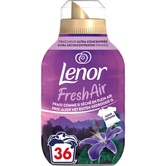 Foto van Lenor Wasverzachter fresh air moonlight 50 wasbeurten op witte achtergrond