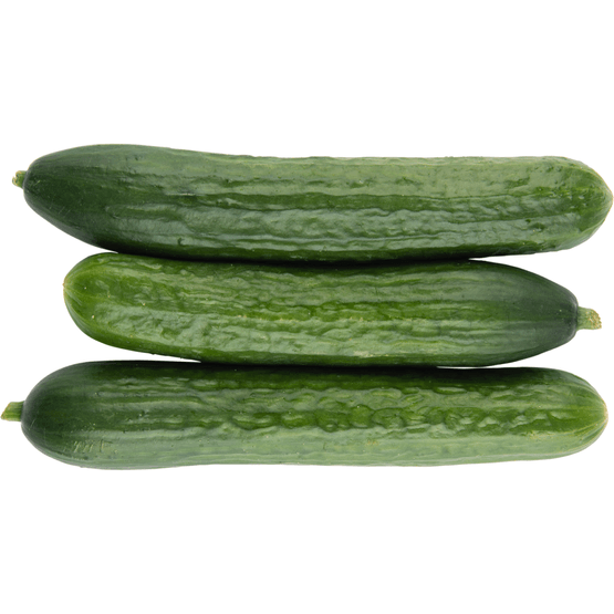 Foto van Mini komkommer op witte achtergrond
