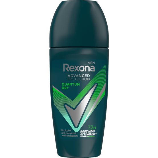 Foto van Rexona Deoroller man quantum dry op witte achtergrond