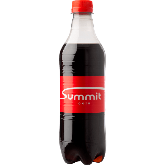 Foto van Summit Cola op witte achtergrond