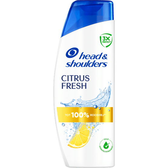 Foto van Head & Shoulders Shampoo citrus fresh op witte achtergrond