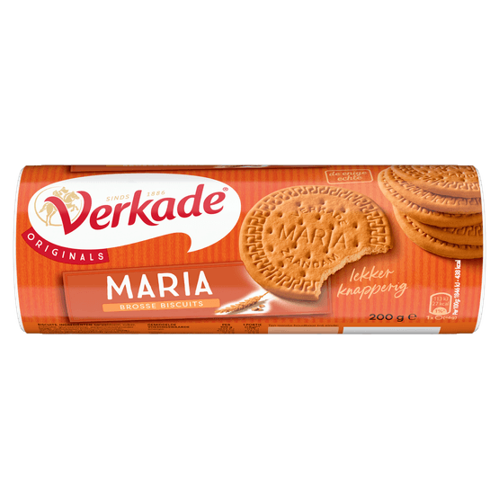 Foto van Verkade Biscuits maria op witte achtergrond