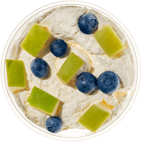 Foto van Healthy Hide Bavaroise citroen appel op witte achtergrond