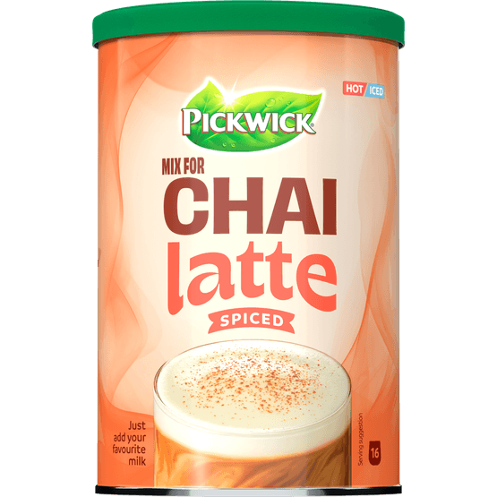Foto van Pickwick Instants spicy chai op witte achtergrond