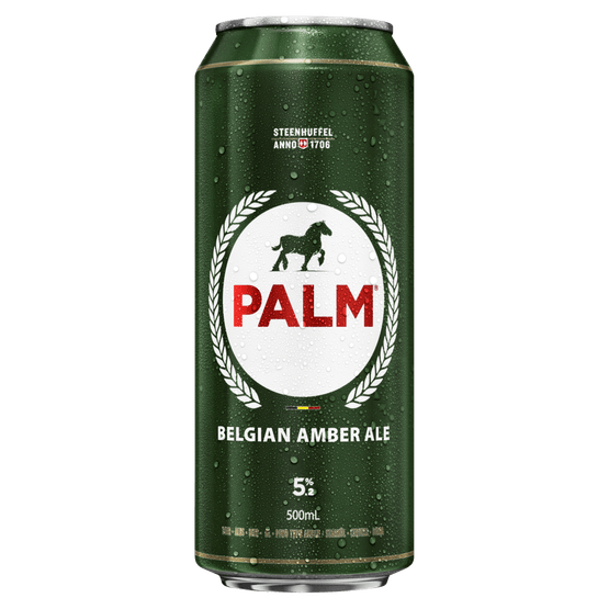 Foto van Palm Amber belgian ale op witte achtergrond