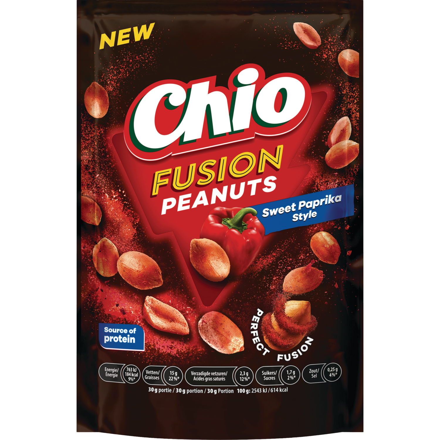 Chio Fusion peanuts sweet paprika