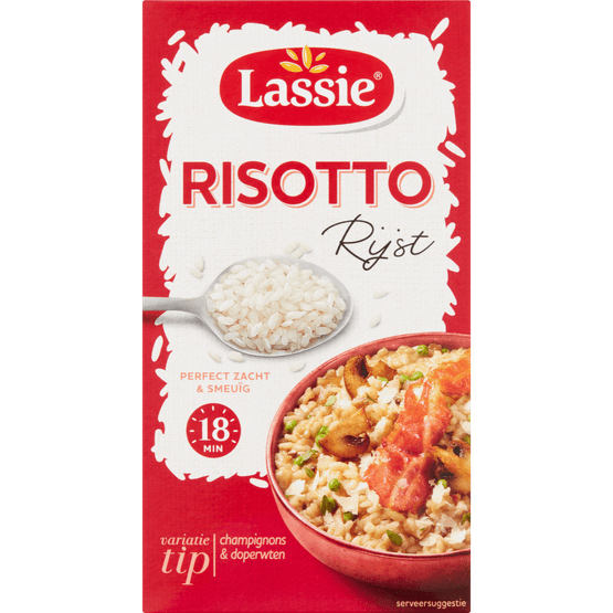 Foto van Lassie Risottorijst op witte achtergrond