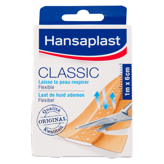 Foto van Hansaplast Pleister classic 1 meter op witte achtergrond