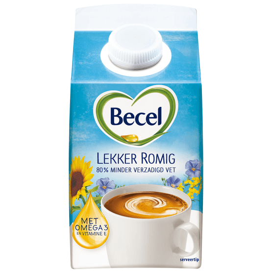 Foto van Becel Koffiecreamer op witte achtergrond