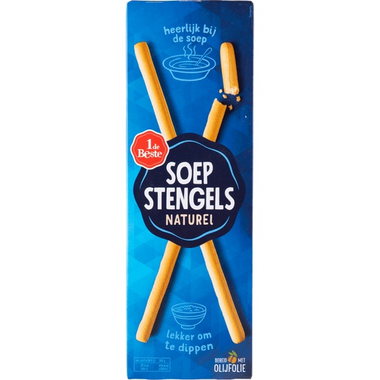 Foto van 1 de Beste Soepstengels naturel op witte achtergrond