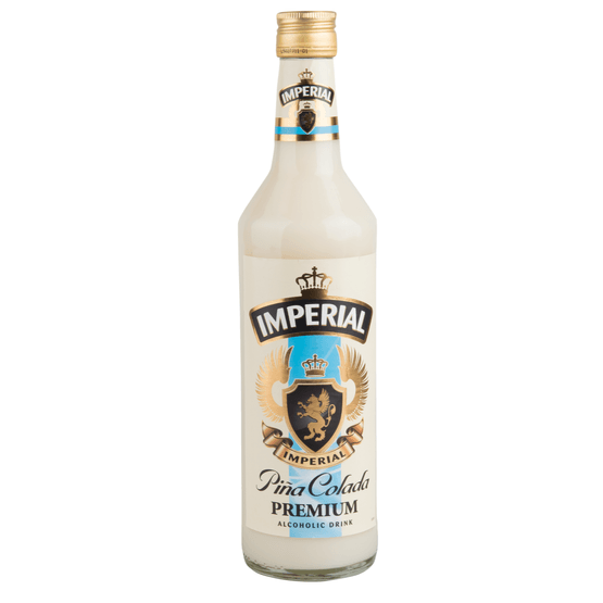 Foto van Imperial Pina colada op witte achtergrond